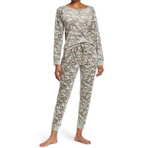 Flora Nikrooz Army Green Leslie 2-Piece PJ Set Size Medium